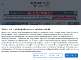 'gorjonline.ro' screenshot