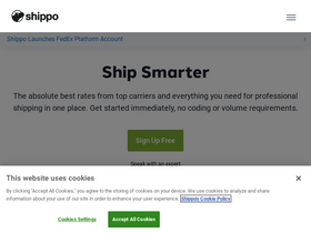 'goshippo.com' screenshot