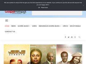 'gospelhotspot.net' screenshot