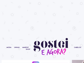 'gosteieagora.com' screenshot