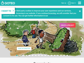 'goteo.org' screenshot