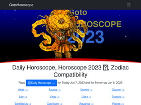 'gotohoroscope.com' screenshot