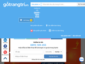 'gotrangtri.vn' screenshot