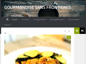 'gourmandisesansfrontieres.fr' screenshot