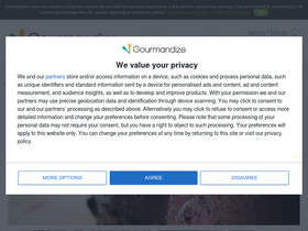 'gourmandize.com' screenshot
