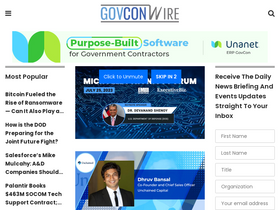 'govconwire.com' screenshot