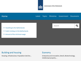'government.nl' screenshot