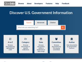 'govinfo.gov' screenshot