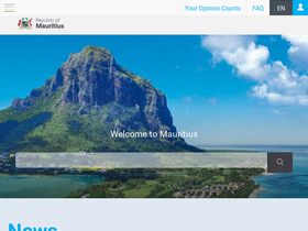 'govmu.org' screenshot