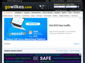 'gowilkes.com' screenshot