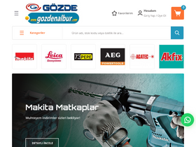 'gozdenalbur.com' screenshot