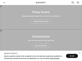 'gozney.com' screenshot