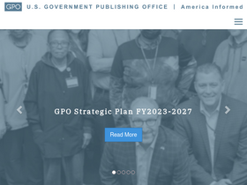 'gpo.gov' screenshot