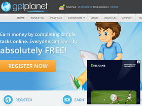 'gptplanet.com' screenshot