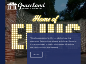'graceland.com' screenshot