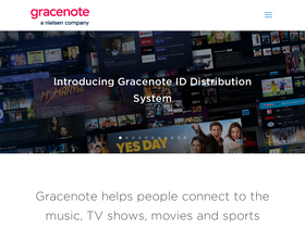 'gracenote.com' screenshot