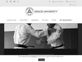 'gracieuniversity.com' screenshot