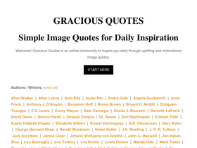 'graciousquotes.com' screenshot