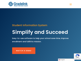'gradelink.com' screenshot