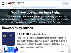 'gradesaver.com' screenshot