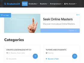 'graduates24.com' screenshot