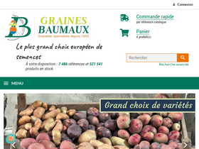 'graines-baumaux.fr' screenshot
