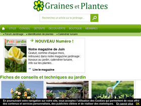 'graines-et-plantes.com' screenshot