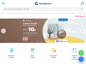 'gramedia.com' screenshot