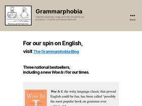 'grammarphobia.com' screenshot