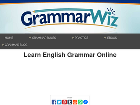 'grammarwiz.com' screenshot
