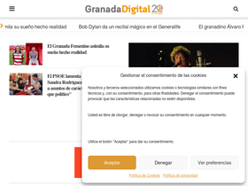 'granadadigital.es' screenshot