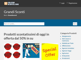 'grandisconti.com' screenshot