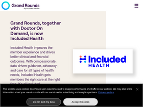 'grandrounds.com' screenshot