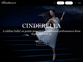 'grandsballets.com' screenshot