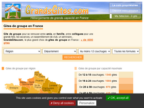 'grandsgites.com' screenshot