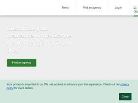 'grangeinsurance.com' screenshot