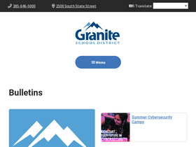 'graniteschools.org' screenshot