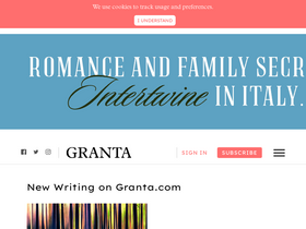 'granta.com' screenshot