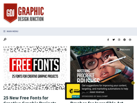 'graphicdesignjunction.com' screenshot