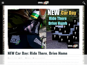 'gravelcyclist.com' screenshot