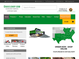 'gravelshop.com' screenshot