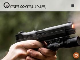 'grayguns.com' screenshot