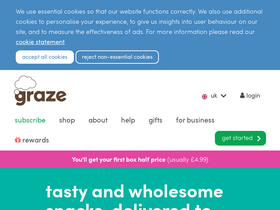 'graze.com' screenshot