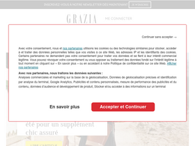 'grazia.fr' screenshot