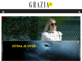 'grazia.rs' screenshot