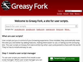 'greasyfork.org' screenshot