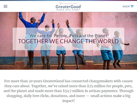 'greatergood.com' screenshot