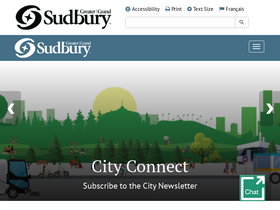 'greatersudbury.ca' screenshot