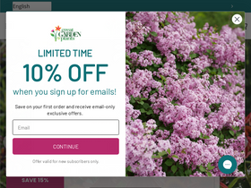 'greatgardenplants.com' screenshot