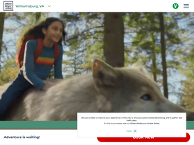'greatwolf.com' screenshot